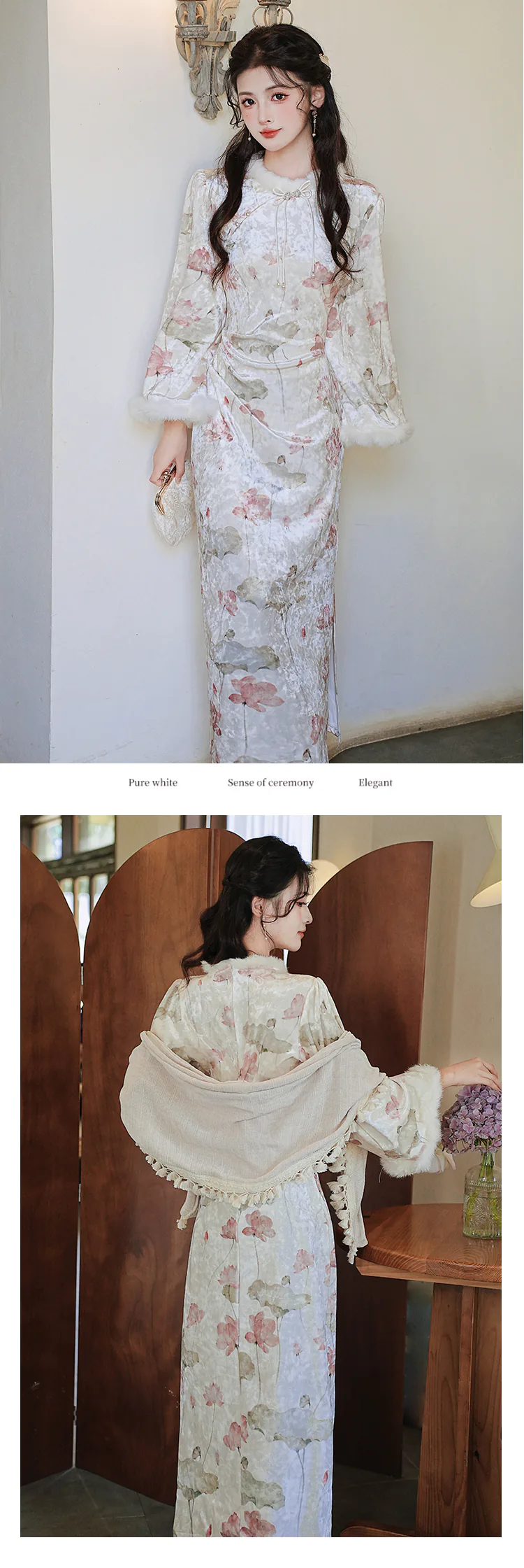 Modern-New-Chinese-Style-Plush-Lining-Autumn-Winter-Qipao-Dress14