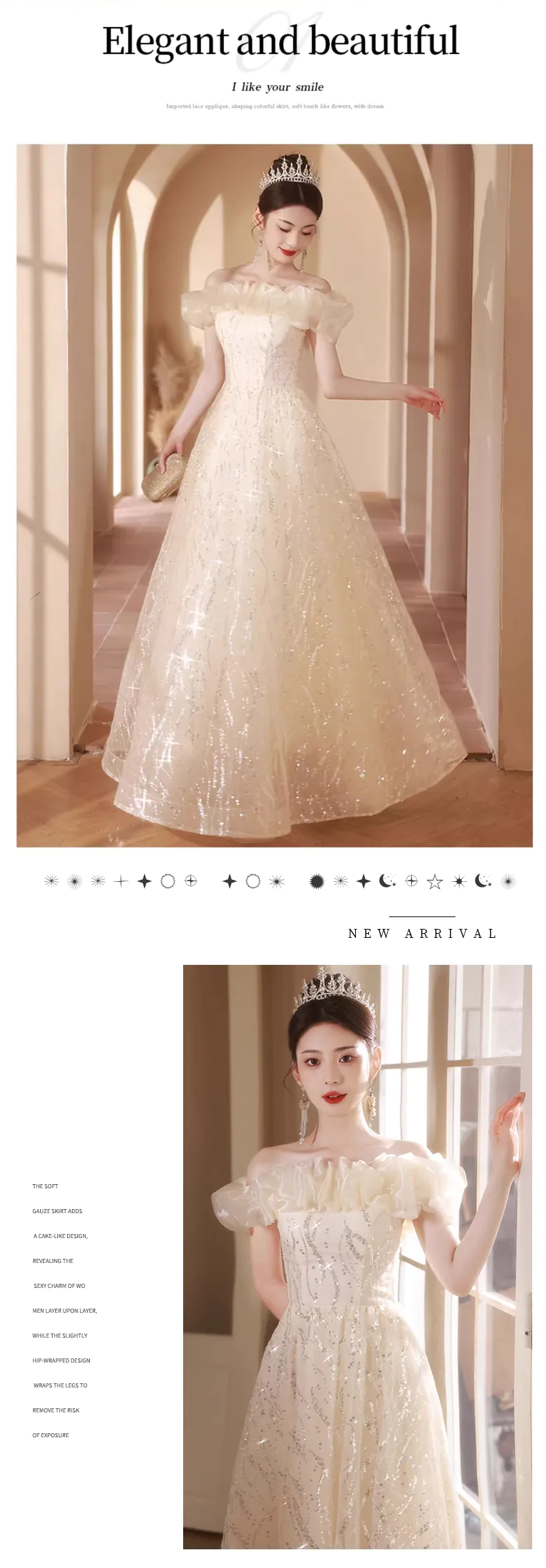 Modest-Champagne-Off-the-Shoulder-Ball-Gown-Formal-Evening-Maxi-Dress12