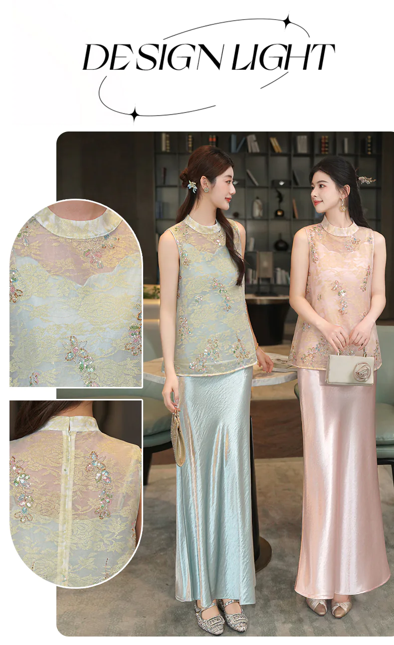 New-Chinese-Style-Floral-Embroidery-Sheer-Vest-with-Satin-Slip-Dress-Set11