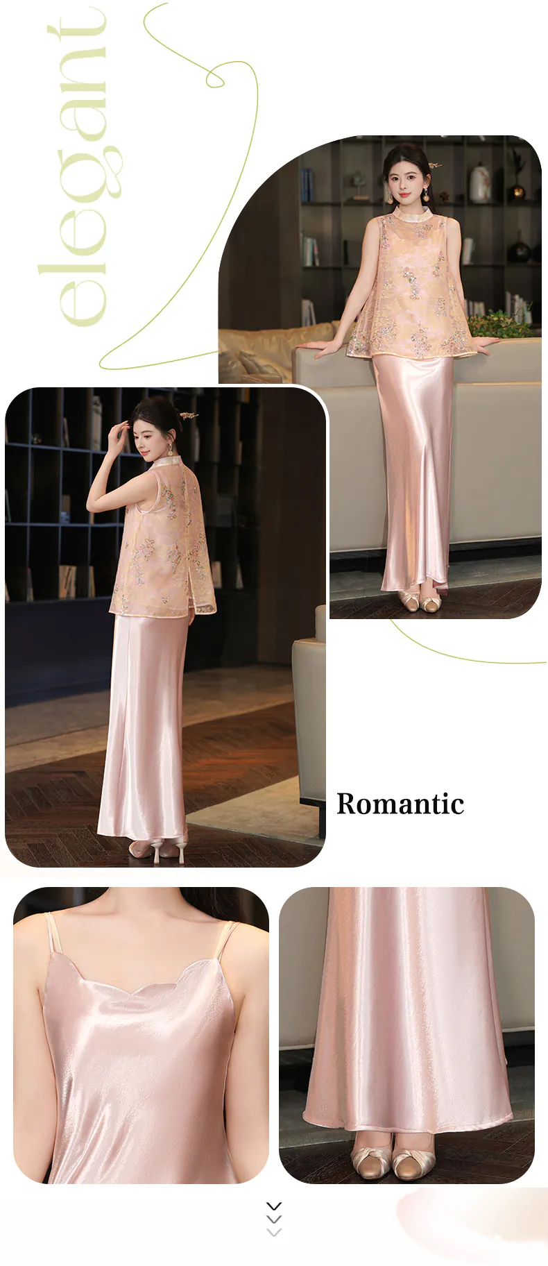 New-Chinese-Style-Floral-Embroidery-Sheer-Vest-with-Satin-Slip-Dress-Set12