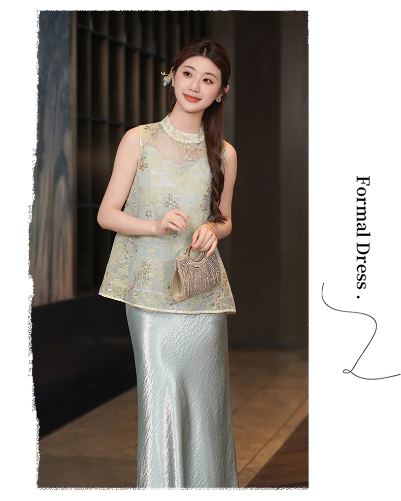 New-Chinese-Style-Floral-Embroidery-Sheer-Vest-with-Satin-Slip-Dress-Set19