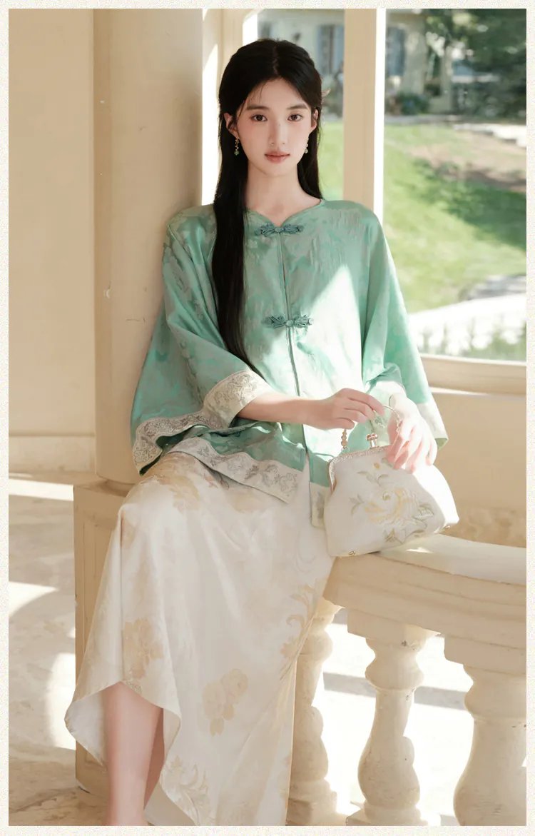 New-Chinese-Style-Jacquard-Blouse-with-Skirt-Oriental-Fashion-Outfit07