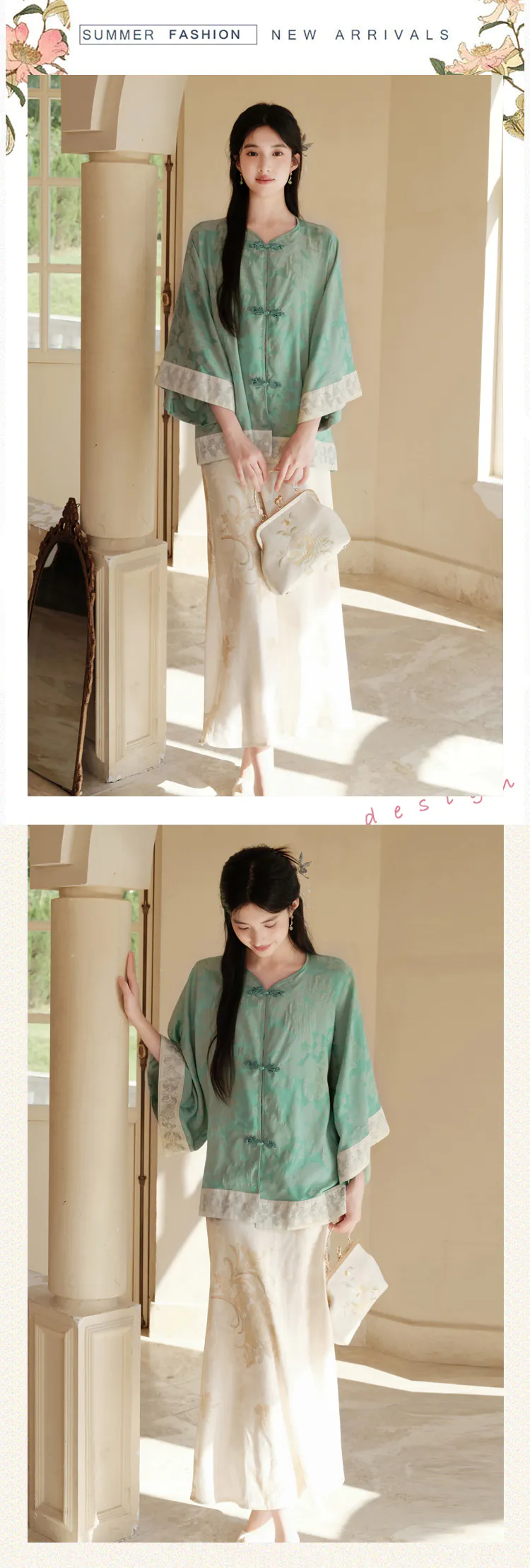 New-Chinese-Style-Jacquard-Blouse-with-Skirt-Oriental-Fashion-Outfit11
