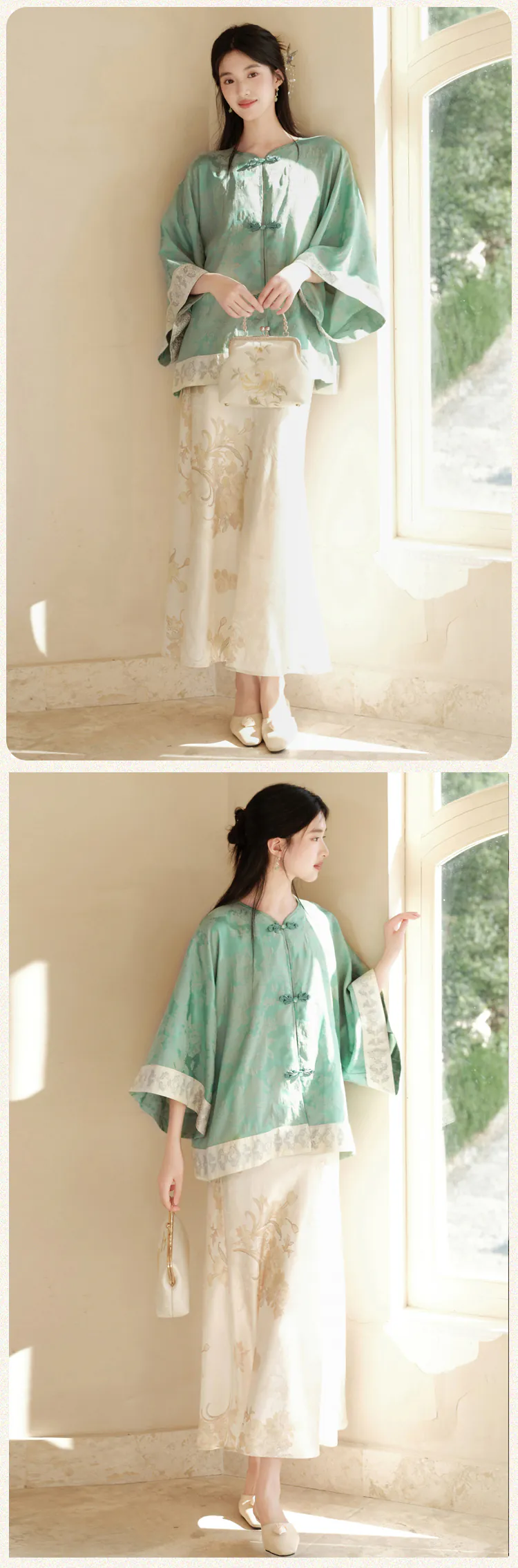 New-Chinese-Style-Jacquard-Blouse-with-Skirt-Oriental-Fashion-Outfit13