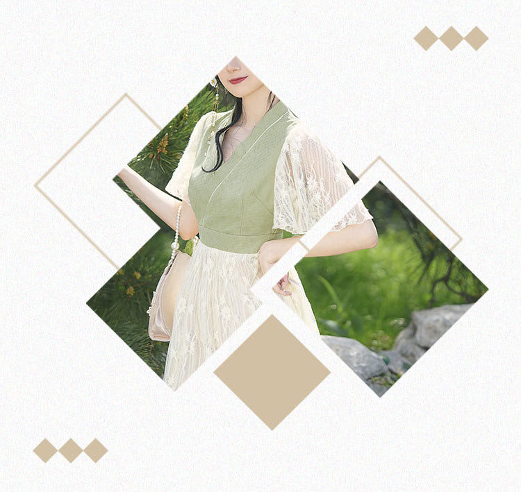 Retro-Green-Short-Sleeve-Casual-Summer-Party-Work-Maxi-Dress