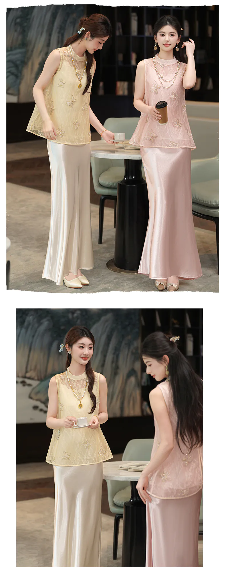 Romantic-Butterfly-Embroidery-Sheer-Lace-Top-with-Satin-Slip-Dress-Set16