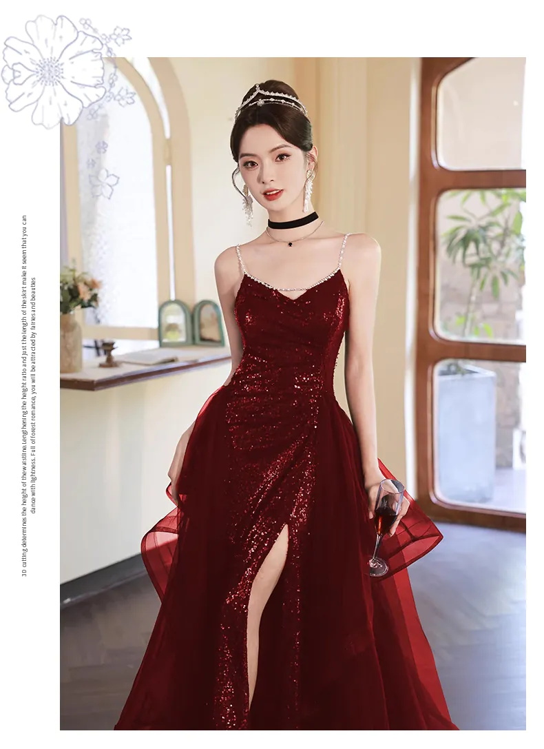 Sexy-Wine-Red-Sleeveless-Split-Formal-Cocktail-Slip-Dress-Evening-Gown10