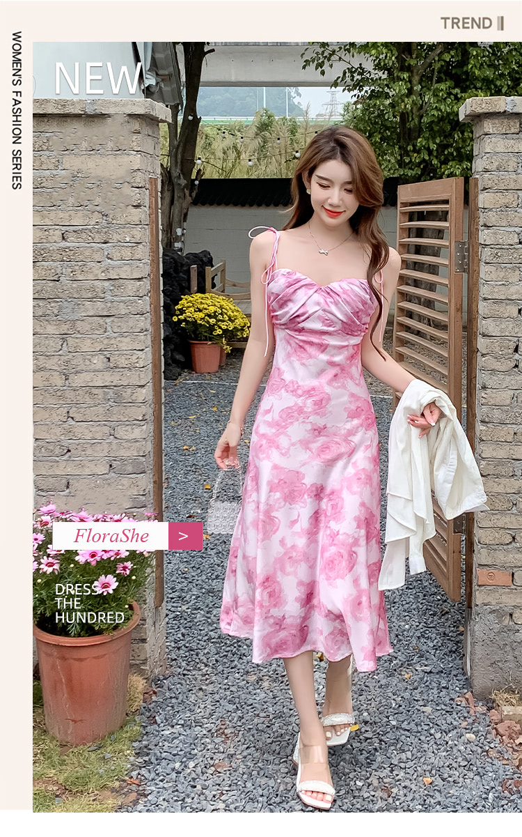 Sweet-Floral-Printed-Satin-Summer-Casual-Slip-Dress-Beach-Wear09