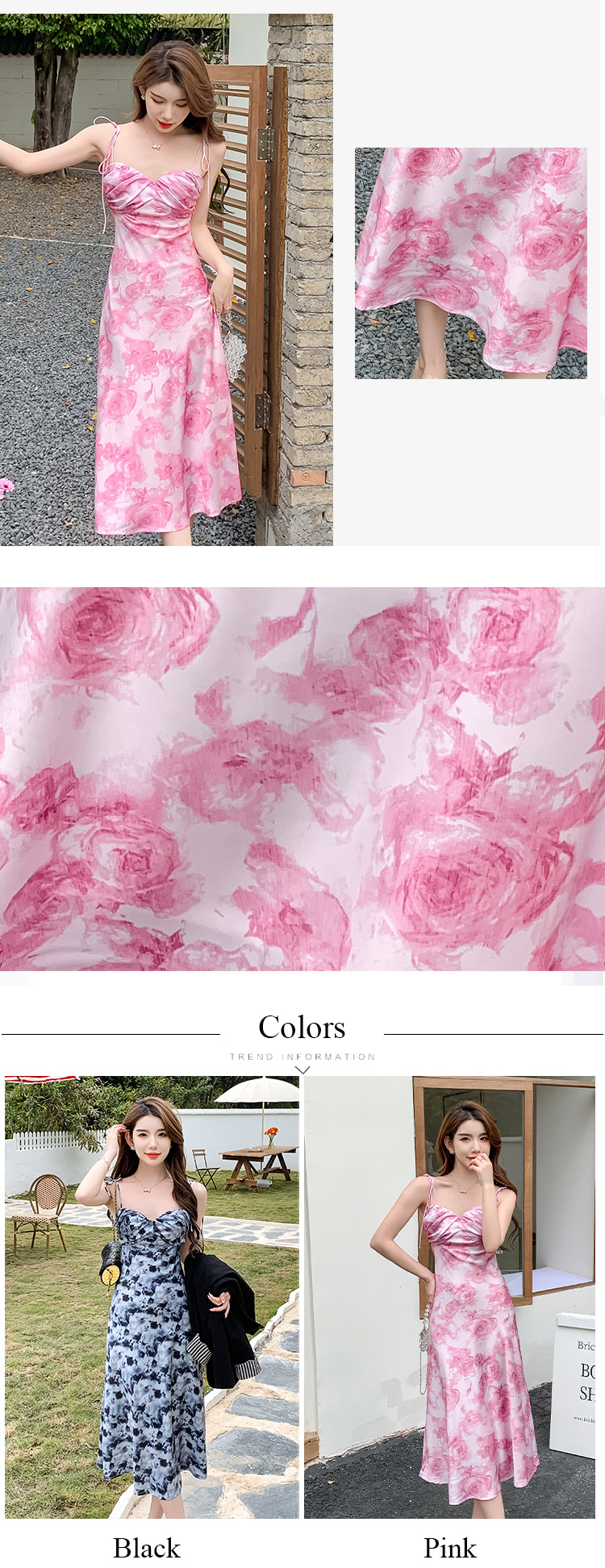 Sweet-Floral-Printed-Satin-Summer-Casual-Slip-Dress-Beach-Wear12