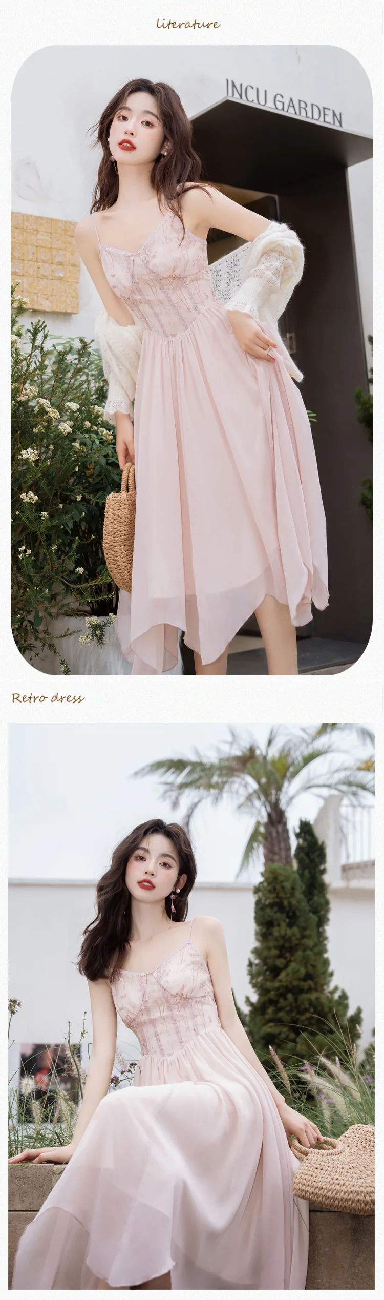 Sweet-Pink-Casual-Slip-Dress-with-Long-Sleeve-Sweater-Cardigan13