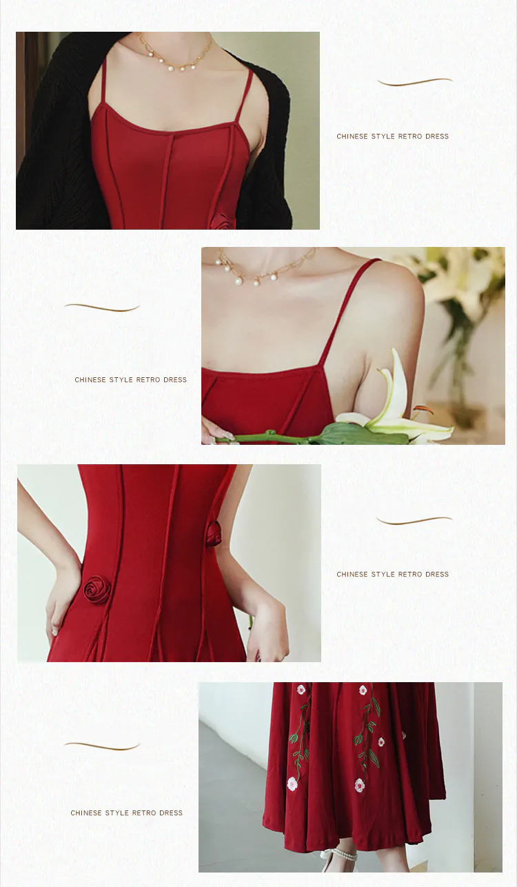 Sweet-Rose-Embroidery-Red-Slip-Dress-with-Black-Knit-Cardigan-2-Piece-Set09