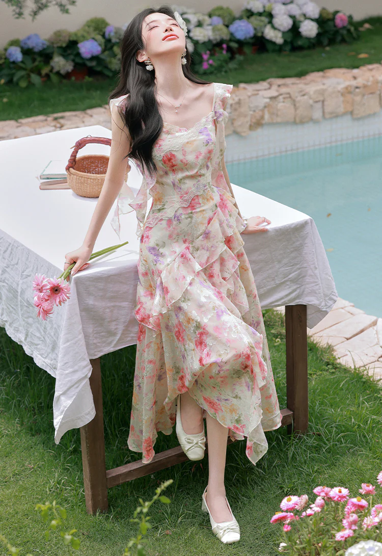 Sweetheart-Neckline-Floral-Print-Tiered-Ruffle-Chiffon-High-Low-Summer-Dress18