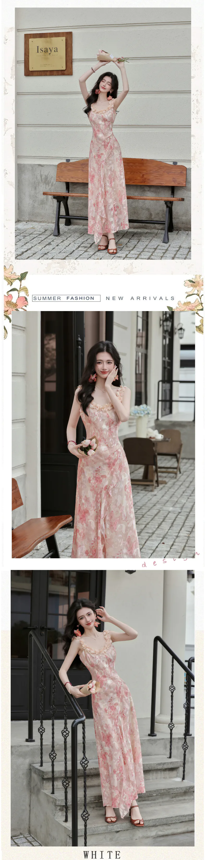 Sweetheart-Neckline-Pink-Floral-Print-Slip-Dress-with-Sheer-Cardigan-Shrug11