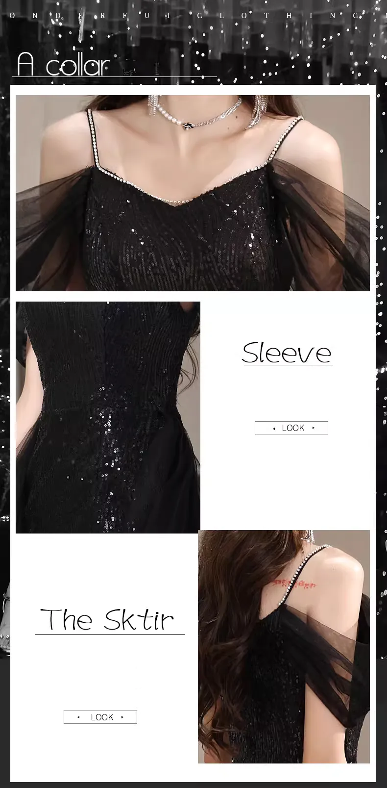 A-Line-Black-Split-Cocktail-Party-Long-Dress-Sexy-Formal-Evening-Gown08