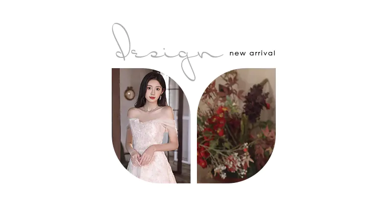 A-Line-French-Style-Off-the-Shoulder-Floral-Pink-Prom-Party-Dress07