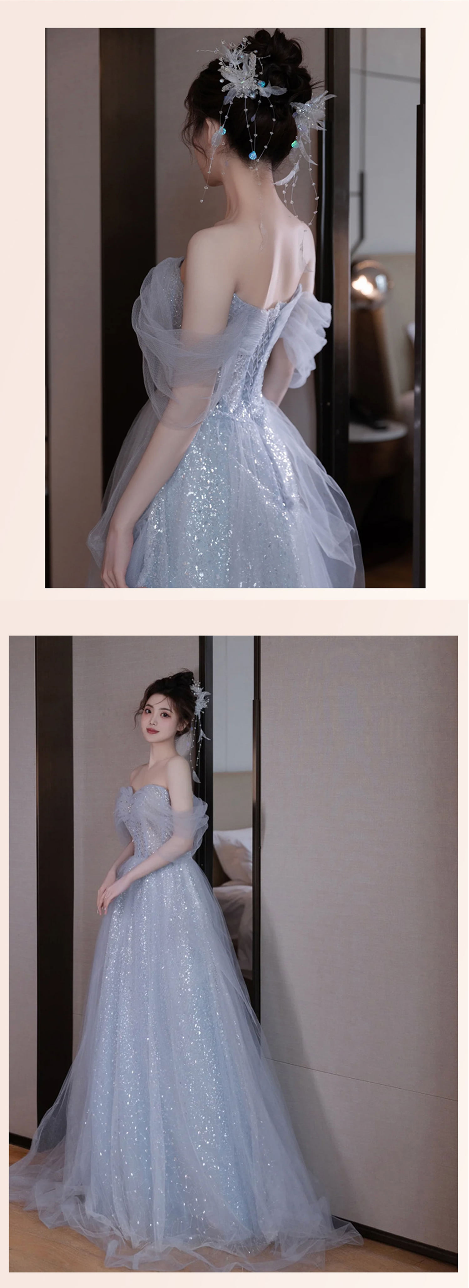Beautiful-Fairy-Off-Shoulder-Light-Blue-Tulle-Prom-Formal-Long-Dress11