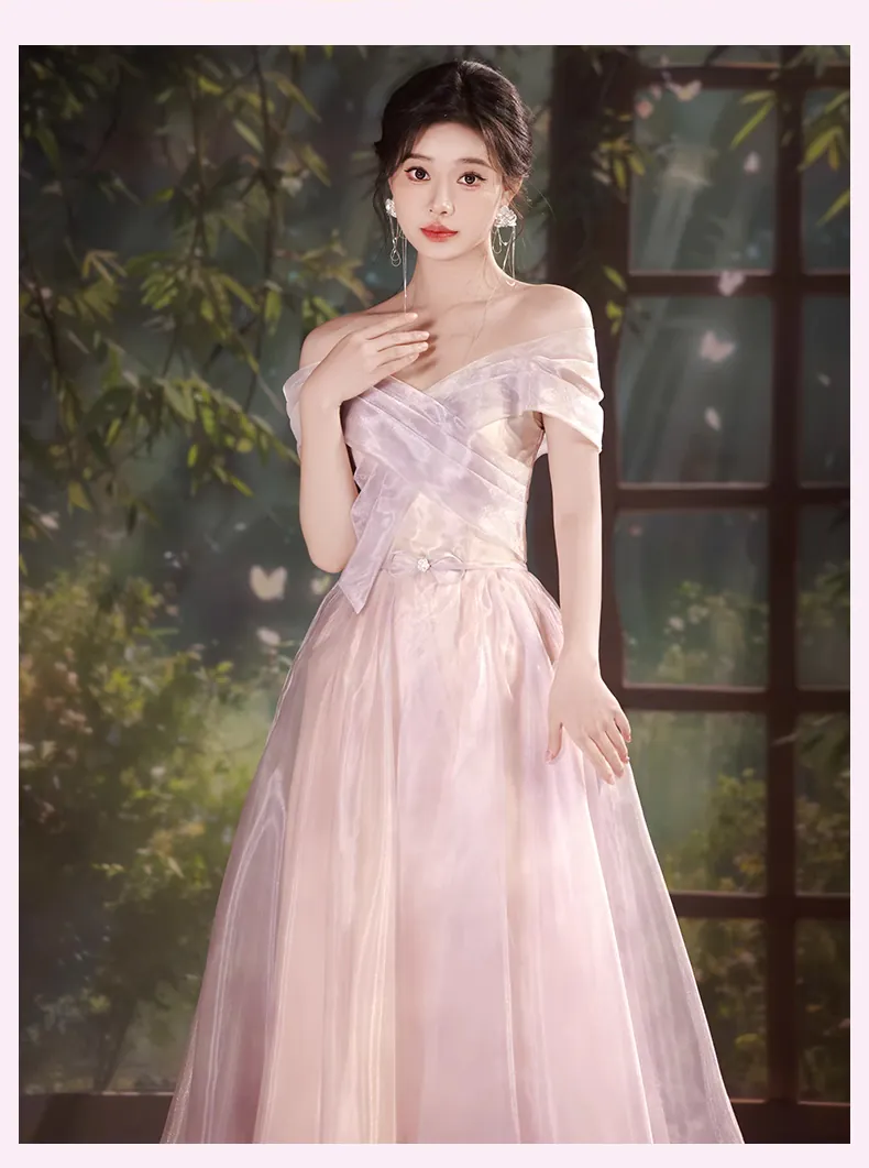 Charming-A-Line-Pink-Wedding-Guest-Cocktail-Party-Formal-Maxi-Dress26