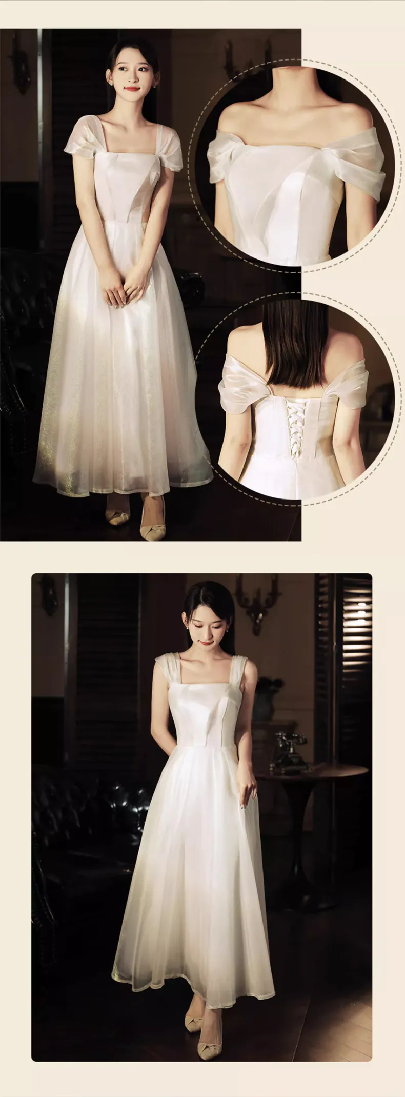 Charming-A-Line-White-Wedding-Guest-Cocktail-Party-Formal-Dress16