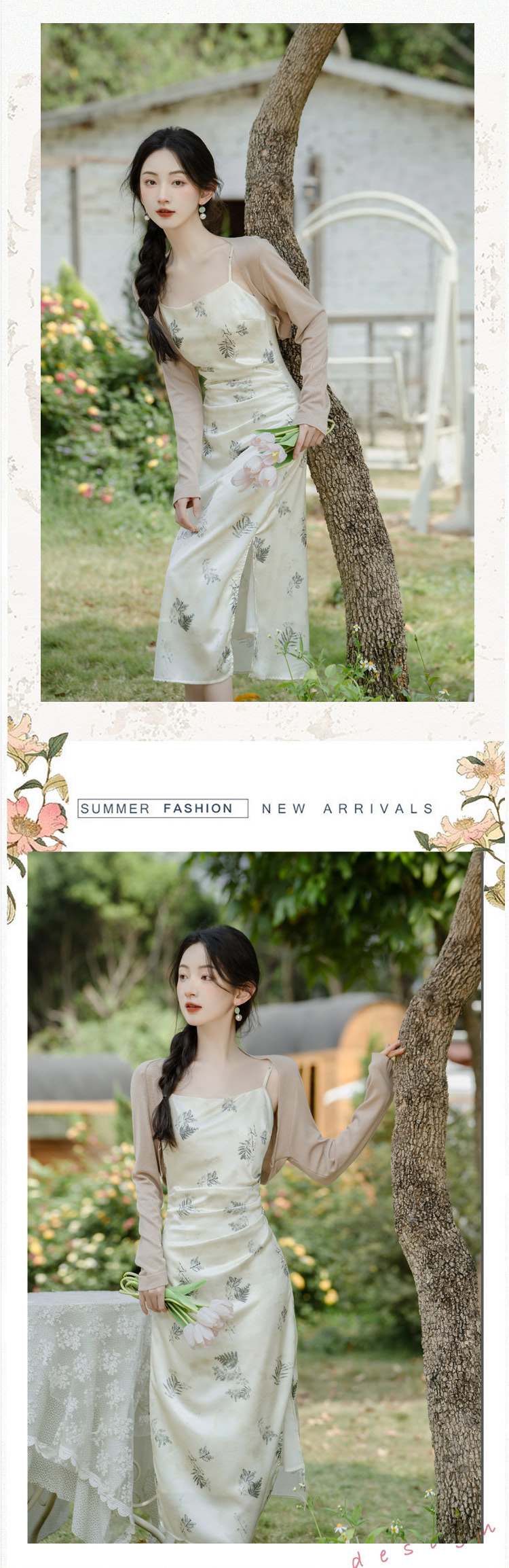 Charming-Floral-Print-Slip-Dress-Pretty-Summer-Beach-Casual-Outfit11