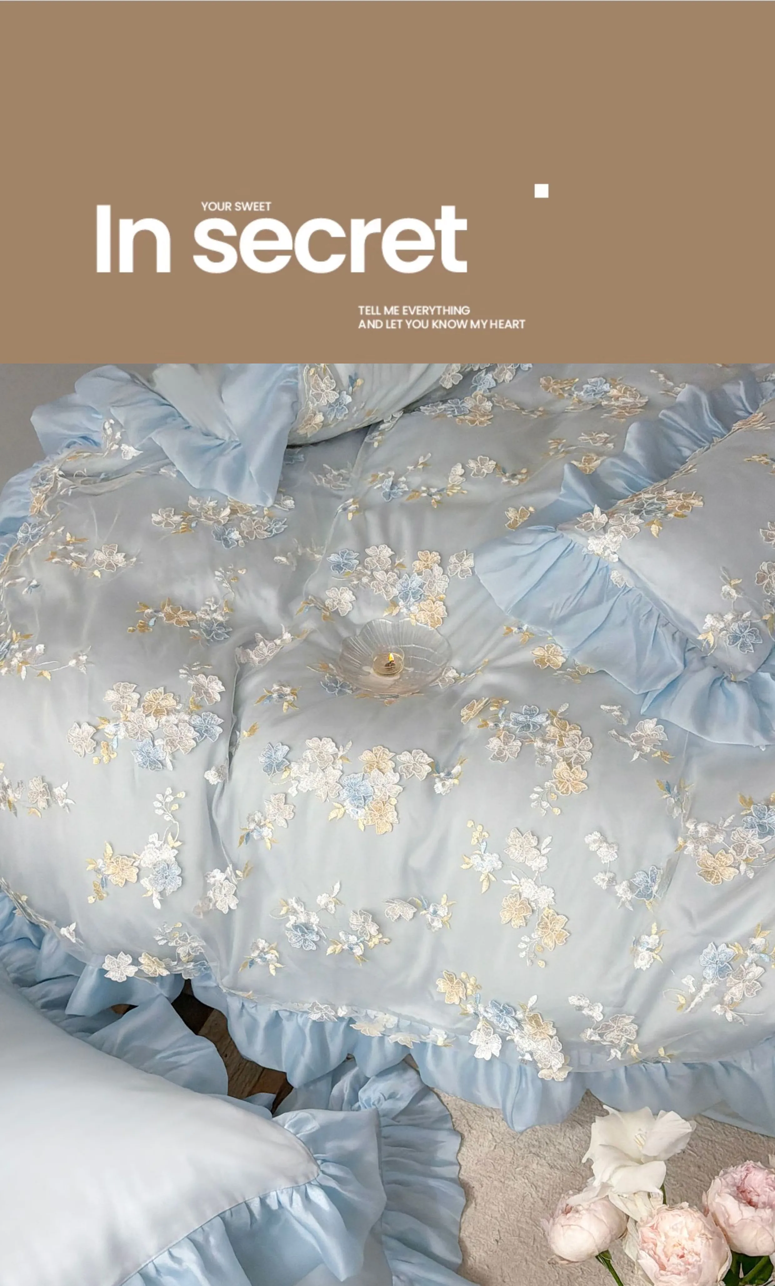 Coquette-Floral-Embroidered-60s-Tencel-Bed-Sheet-Duvet-Cover-4-Pcs-Set13