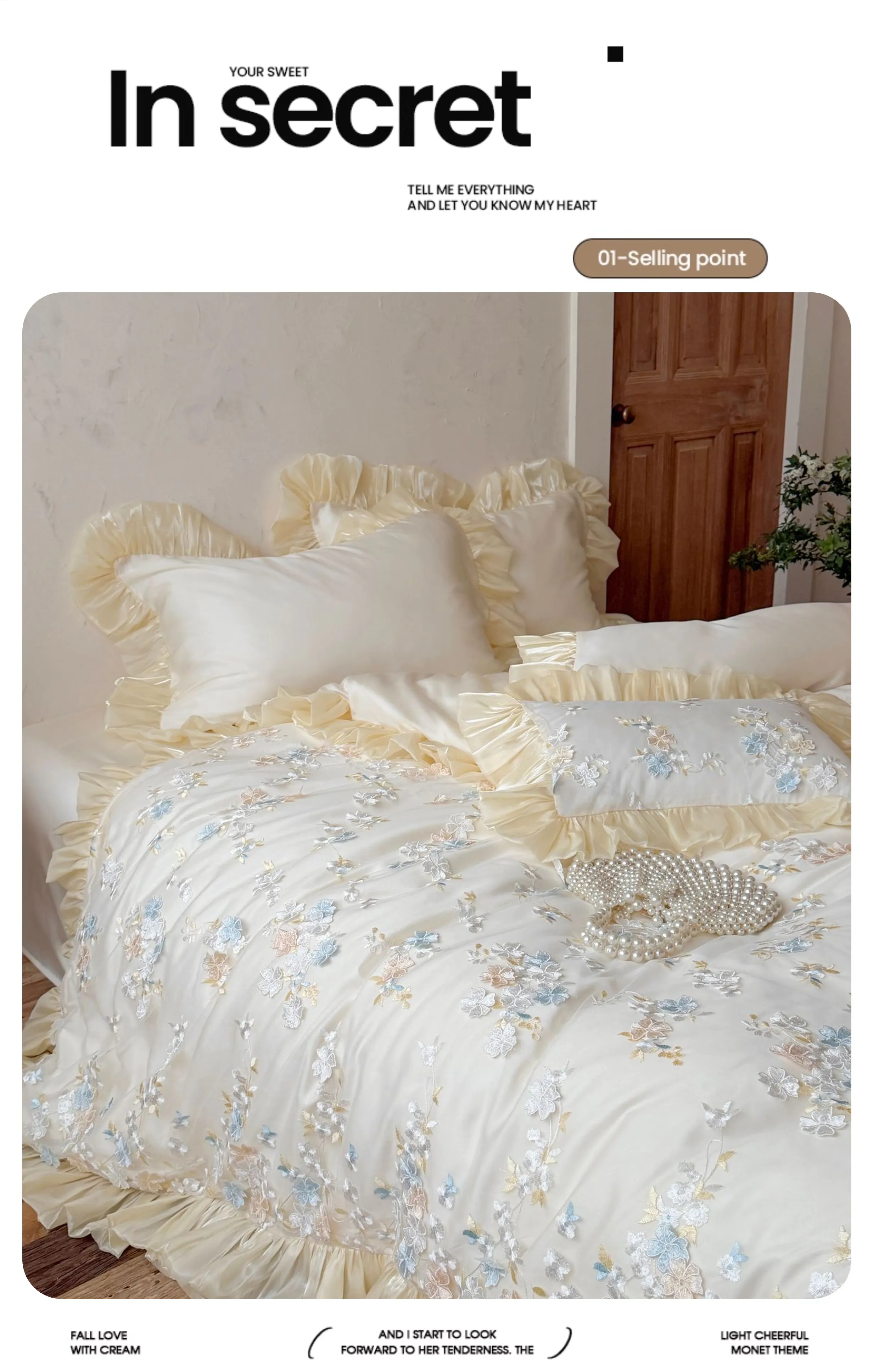 Coquette-Floral-Embroidered-60s-Tencel-Bed-Sheet-Duvet-Cover-4-Pcs-Set16