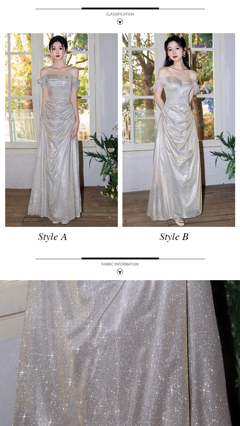 Elegant-Champagne-Gold-Off-Shoulder-Sparkly-Bridesmaid-Party-Dress11