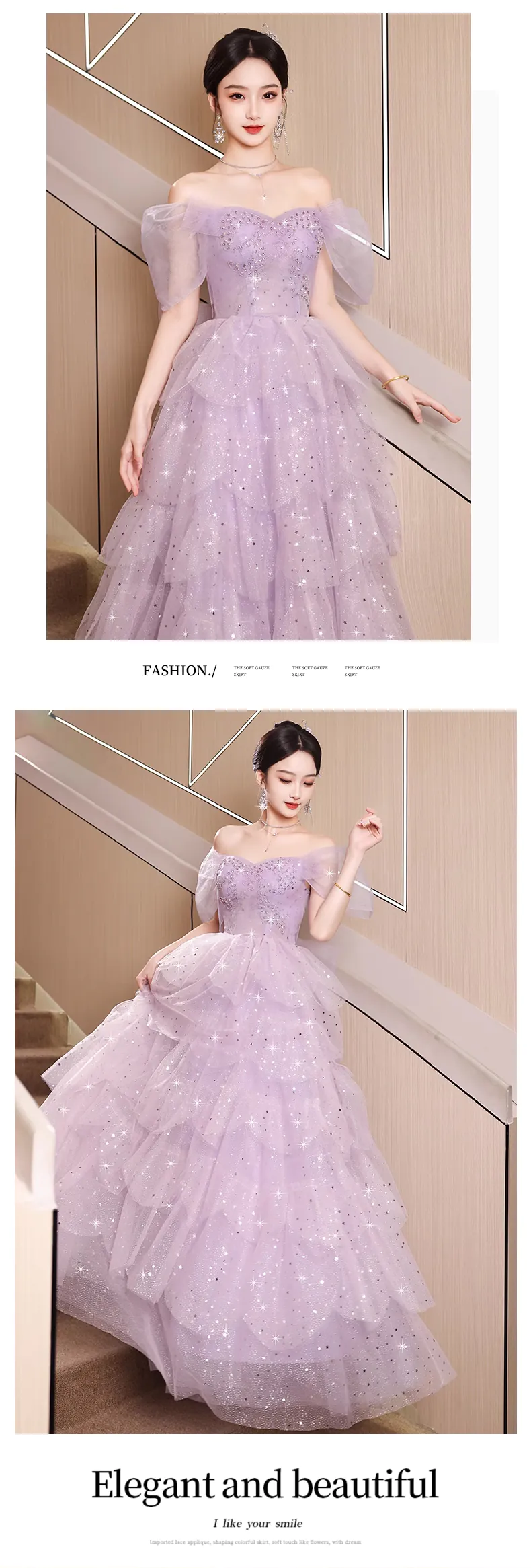 Fairy-Princess-Off-Shoulder-Lavender-Tulle-Ball-Gown-Layered-Prom-Dress13