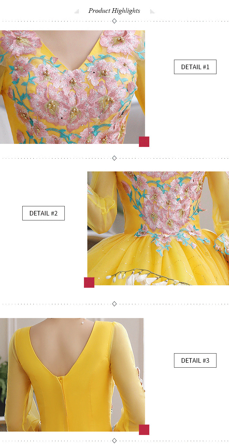 Golden-Embroidery-Puffy-Skirt-Gauze-Wedding-Evening-Party-Dress10