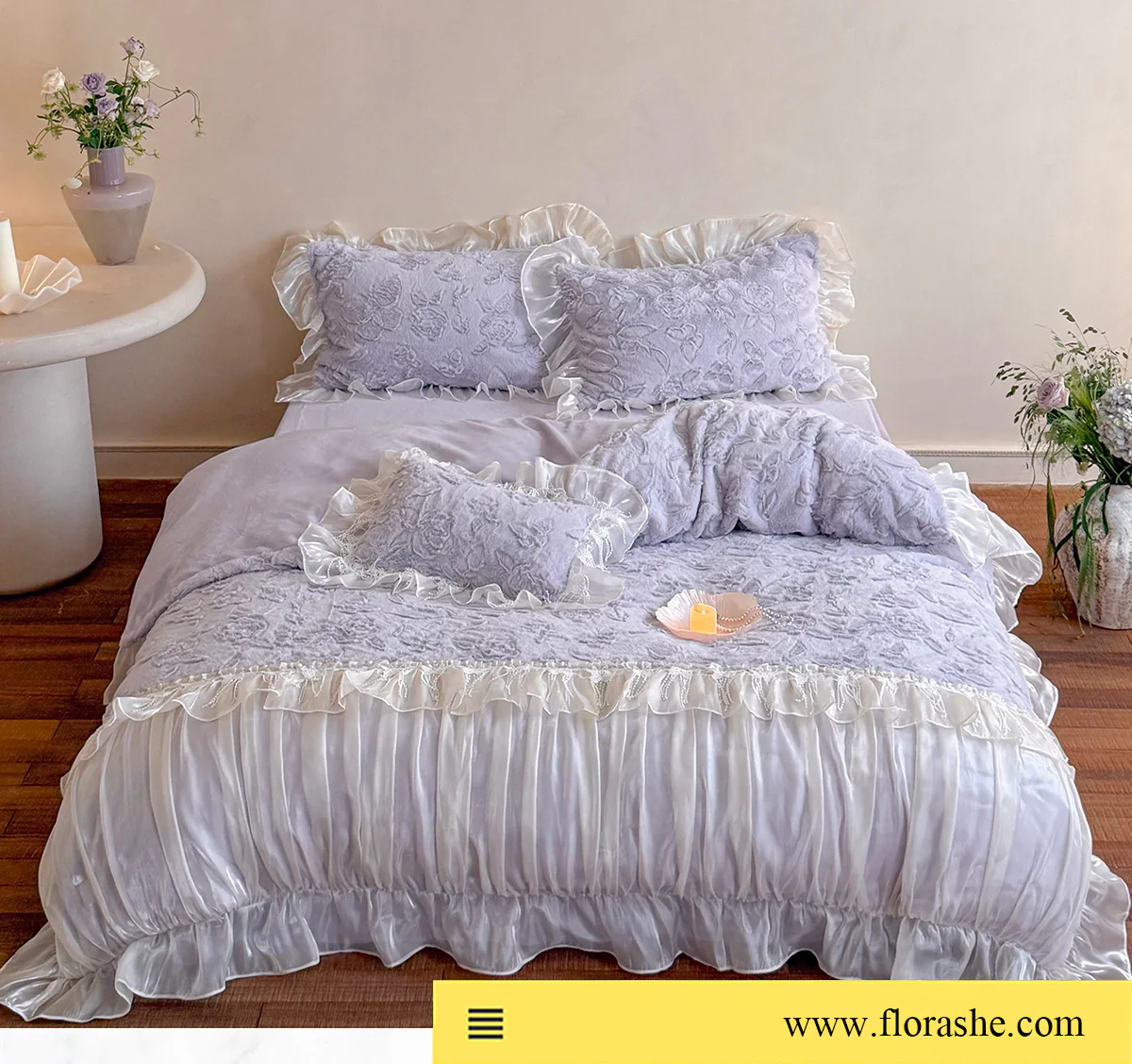 Romantic-Court-3D-Floral-Plush-Milk-Velvet-Ruffle-Edge-Bedding-Set10