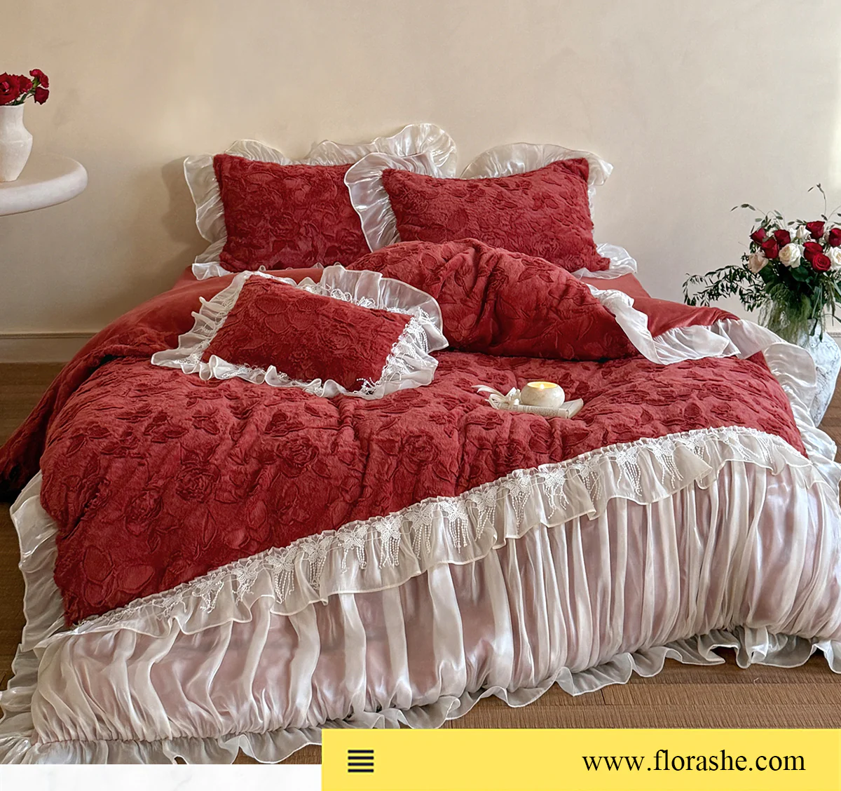 Romantic-Court-3D-Floral-Plush-Milk-Velvet-Ruffle-Edge-Bedding-Set20