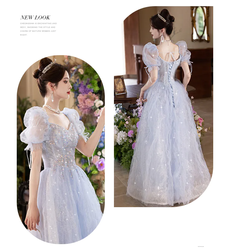 Romantic-Sweetheart-Neckline-Blue-Tulle-Evening-Cocktail-Formal-Dress09
