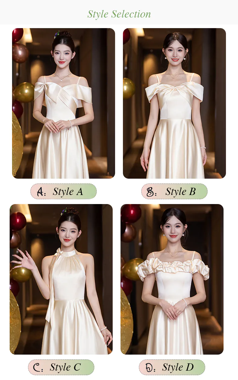 Simple-Elegant-A-Line-Neutral-Satin-Junior-Champagne-Bridesmaid-Dress08