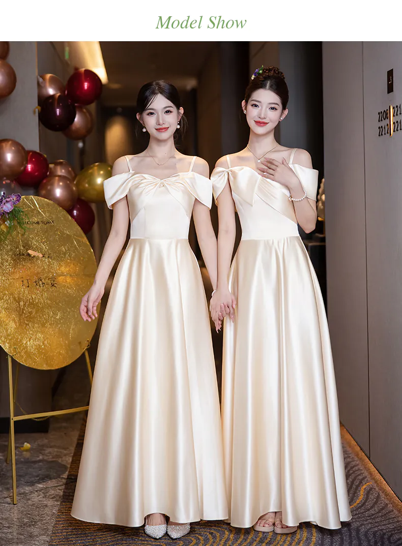 Simple-Elegant-A-Line-Neutral-Satin-Junior-Champagne-Bridesmaid-Dress11