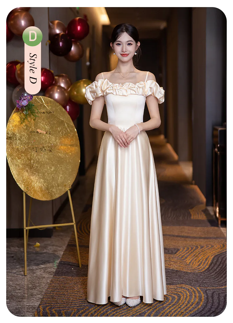 Simple-Elegant-A-Line-Neutral-Satin-Junior-Champagne-Bridesmaid-Dress22