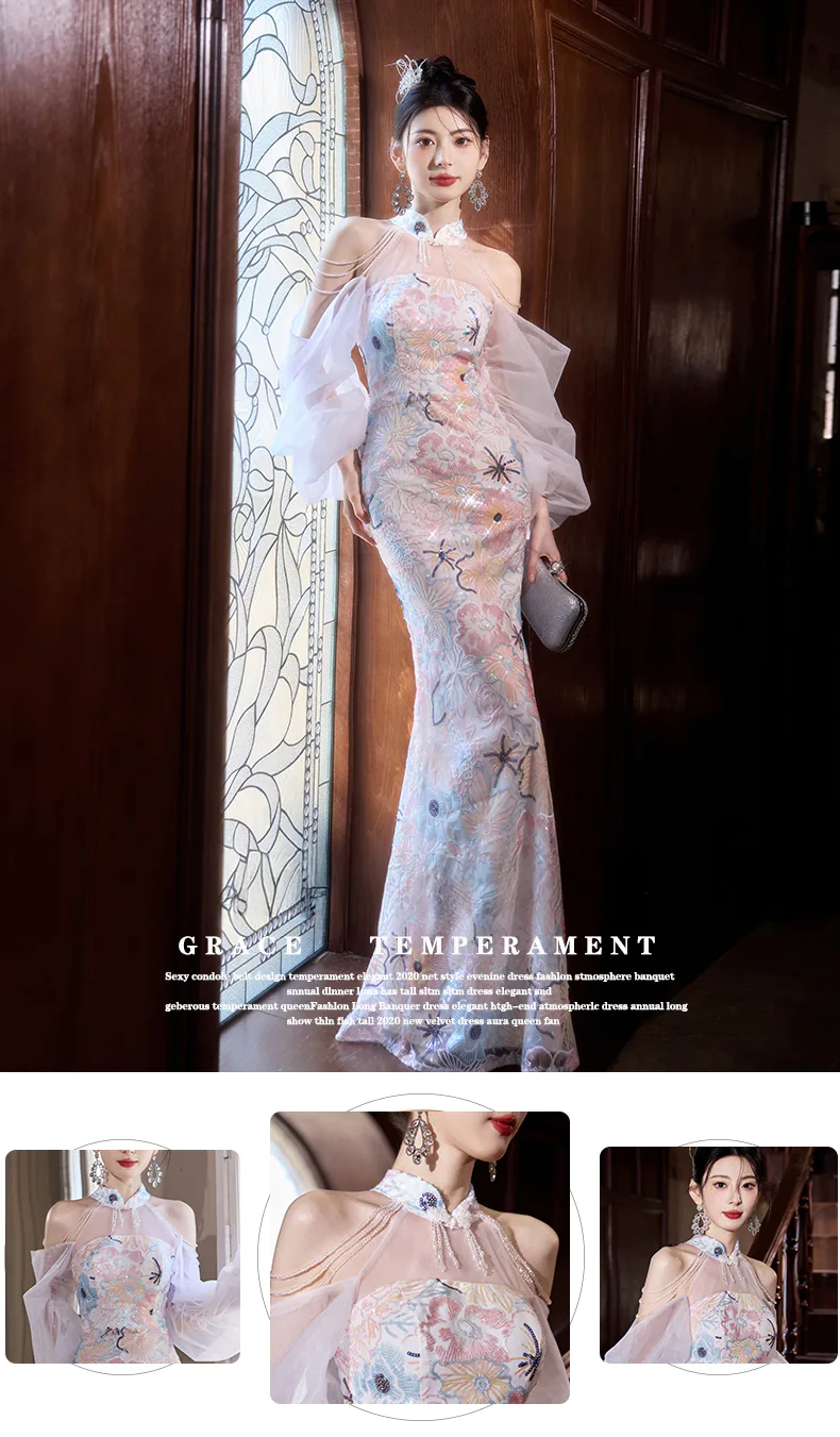 Soft-Pink-Floral-Embroidery-Halter-Neck-Mermaid-Formal-Gown-Party-Dress07