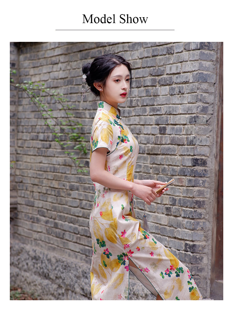 Stand-Neck-Qipao-Dress-Short-Sleeve-Daily-Casual-Cheongsam09