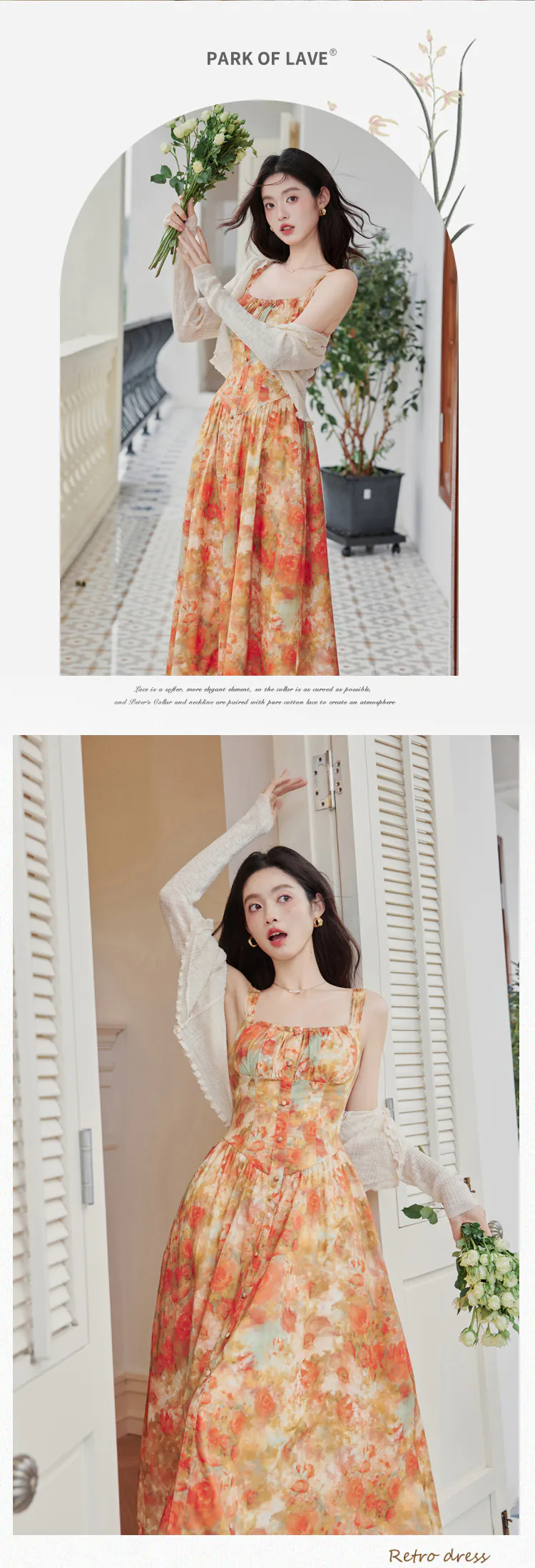 Sweet-Ladies-Tie-Dye-Floral-Summer-Beach-Casual-Dress-with-Cardigan-Set09