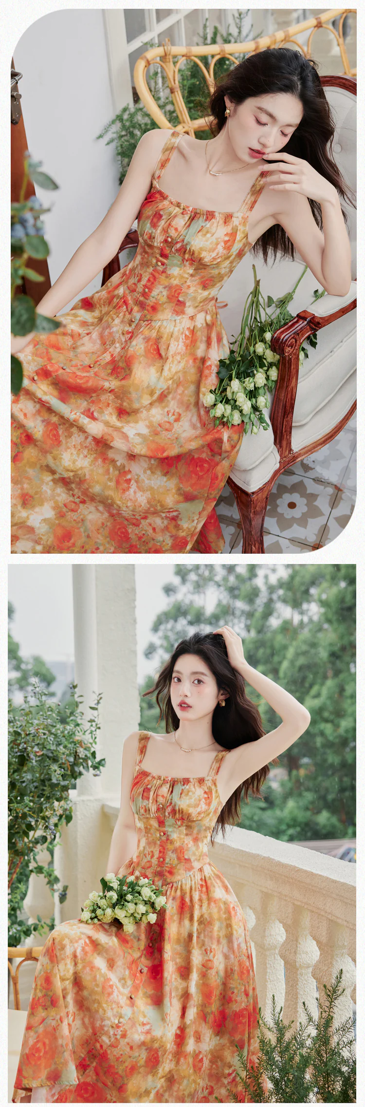 Sweet-Ladies-Tie-Dye-Floral-Summer-Beach-Casual-Dress-with-Cardigan-Set14