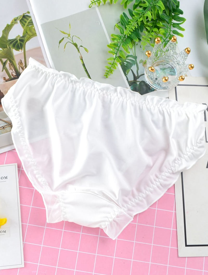 Sweet Printed Stripe Underwear Soft Cotton Bikini Panties04
