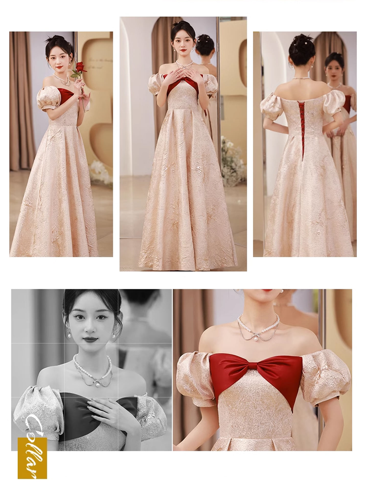 A-Line-Champagne-Off-the-Shoulder-Prom-Long-Dress-Evening-Gown09