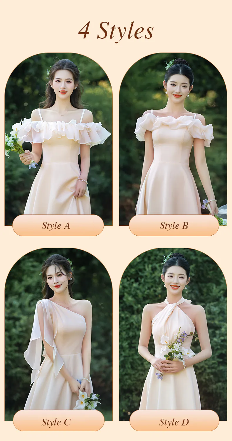 Champagne-Satin-Wedding-Guest-Bridesmaid-Dress-with-Different-Styles14