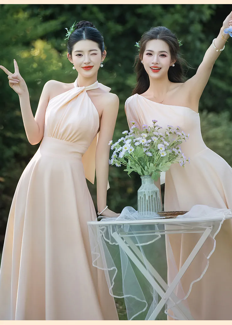 Champagne-Satin-Wedding-Guest-Bridesmaid-Dress-with-Different-Styles18