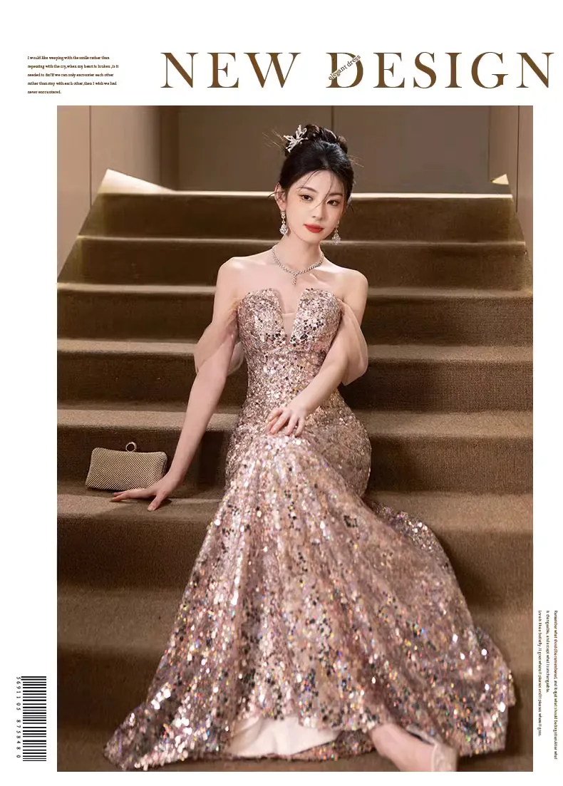 Classy-Off-the-Shoulder-Pink-Sparkly-Evening-Dress-Formal-Party-Ball-Gown07