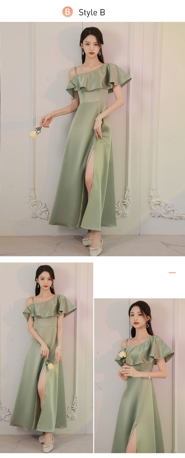 Fashion-Green-Junior-Summer-Satin-Boho-Wedding-Bridesmaid-Dress16
