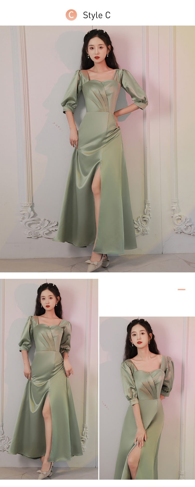 Fashion-Green-Junior-Summer-Satin-Boho-Wedding-Bridesmaid-Dress18