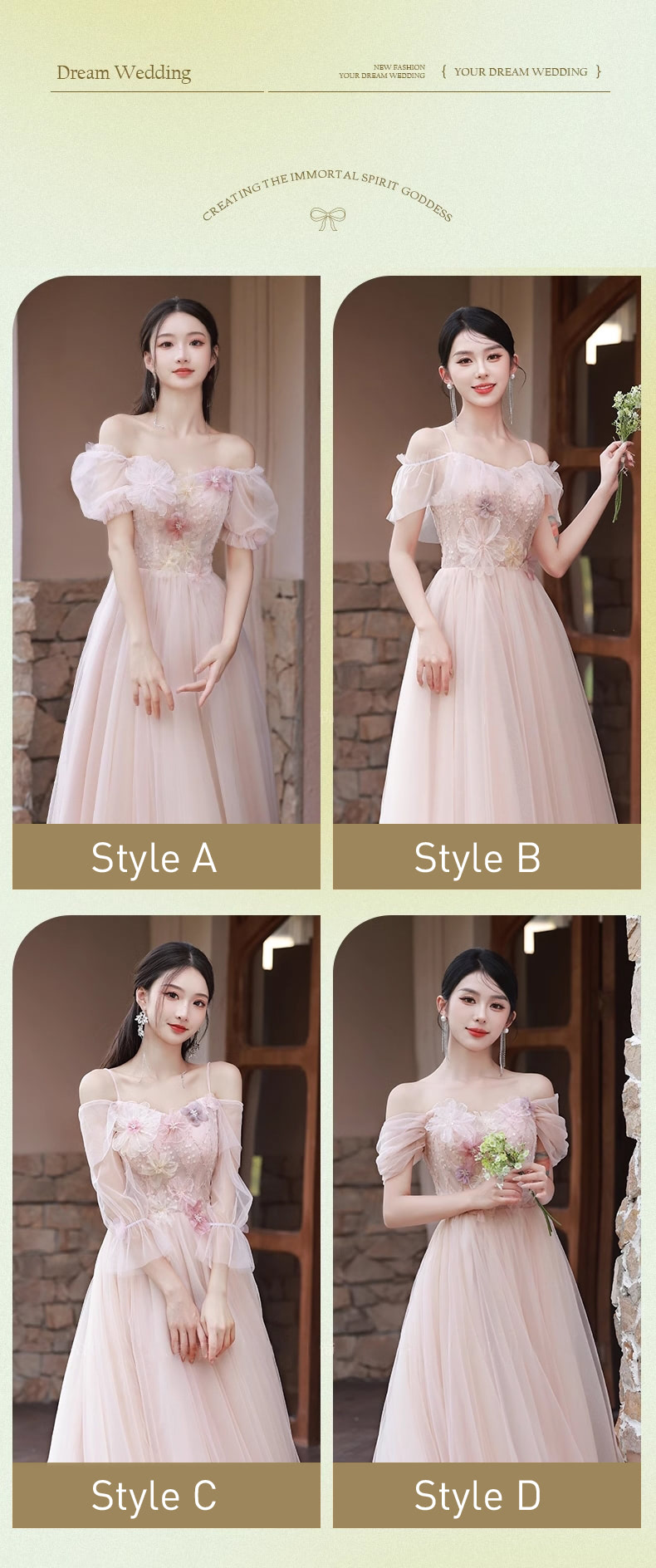 Fashion-Ladies-Beach-Wedding-Pink-Floral-Bridesmaid-Maxi-Dress17