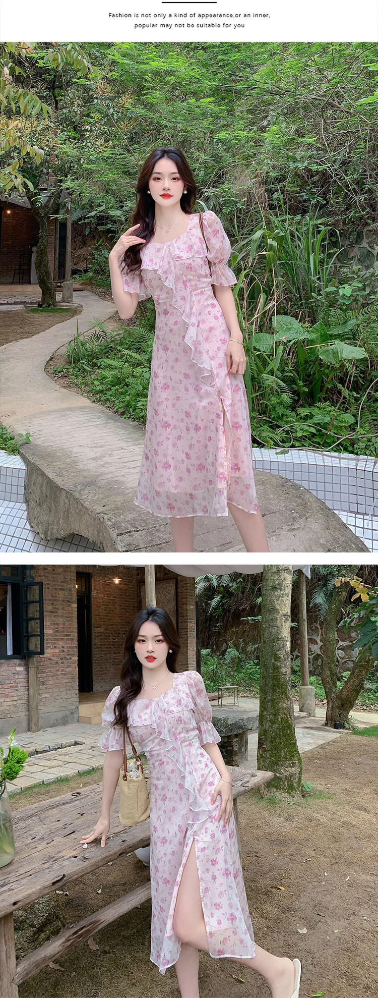 Fashion-Summer-Printed-Ruffle-Chiffon-Casual-Dress-with-Sleeves14