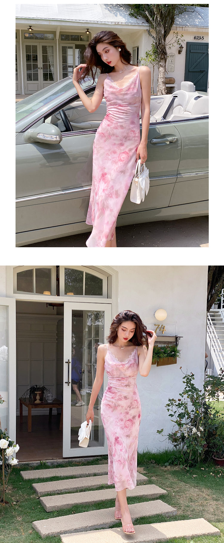 Ladies-Sweet-Floral-Printed-Summer-Casual-Pink-Long-Slip-Dress11