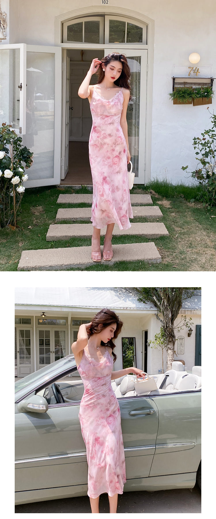 Ladies-Sweet-Floral-Printed-Summer-Casual-Pink-Long-Slip-Dress15