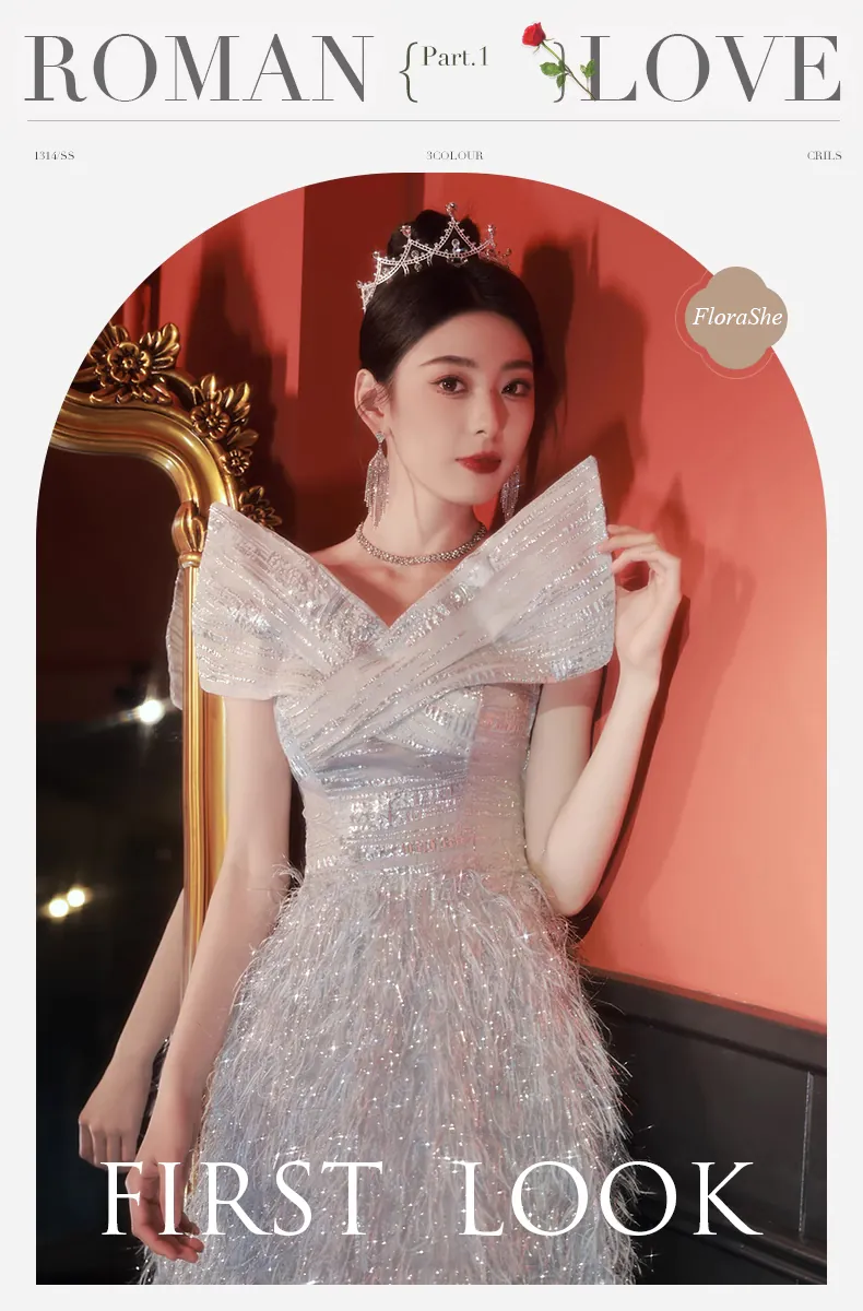 Luxury-Strapless-Feather-Cocktail-Long-Party-Dress-Formal-Evening-Gown07